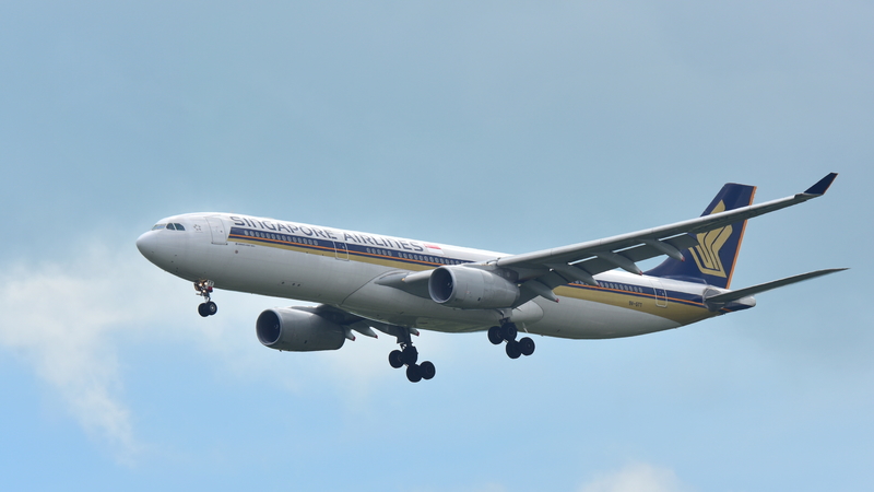 SIN Airport is the main hub for Singapore Airlines.