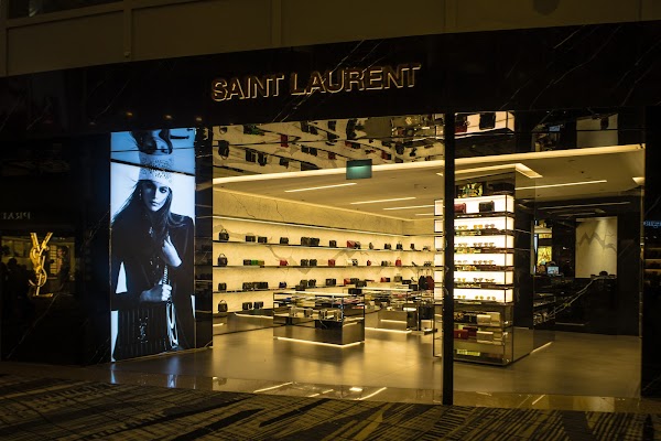 Saint Laurent at Singapore Airport